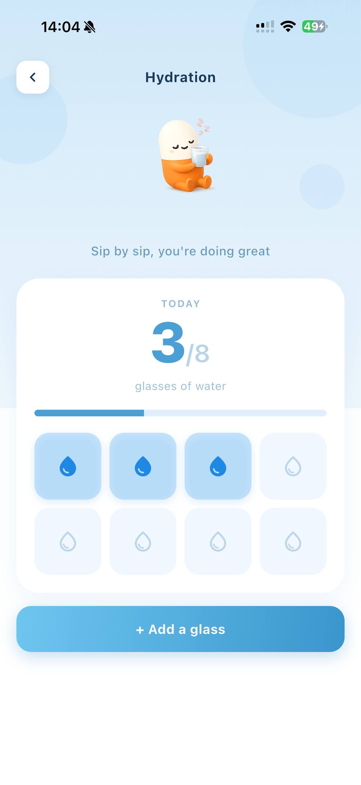 Dosely hydration and wellness tracking